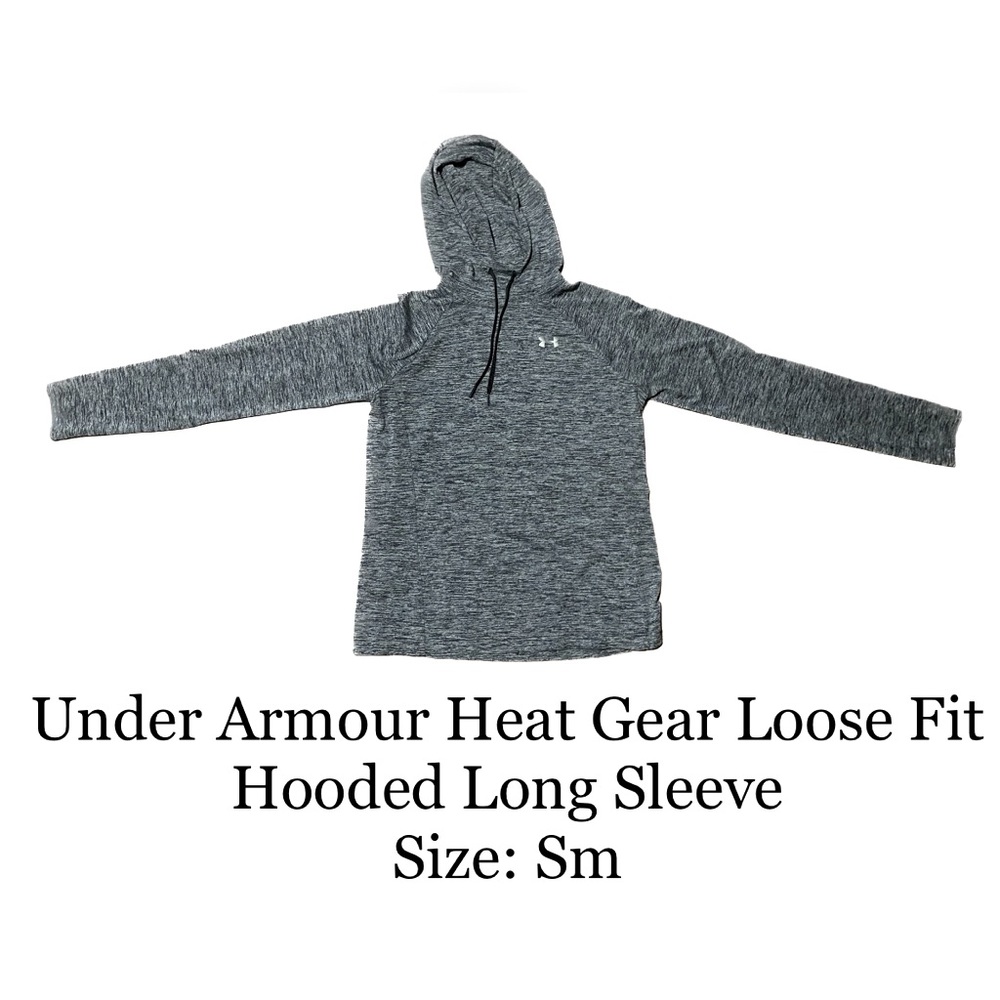 ($15) Under Armour Hooded Long Sleeve, Size: Sm